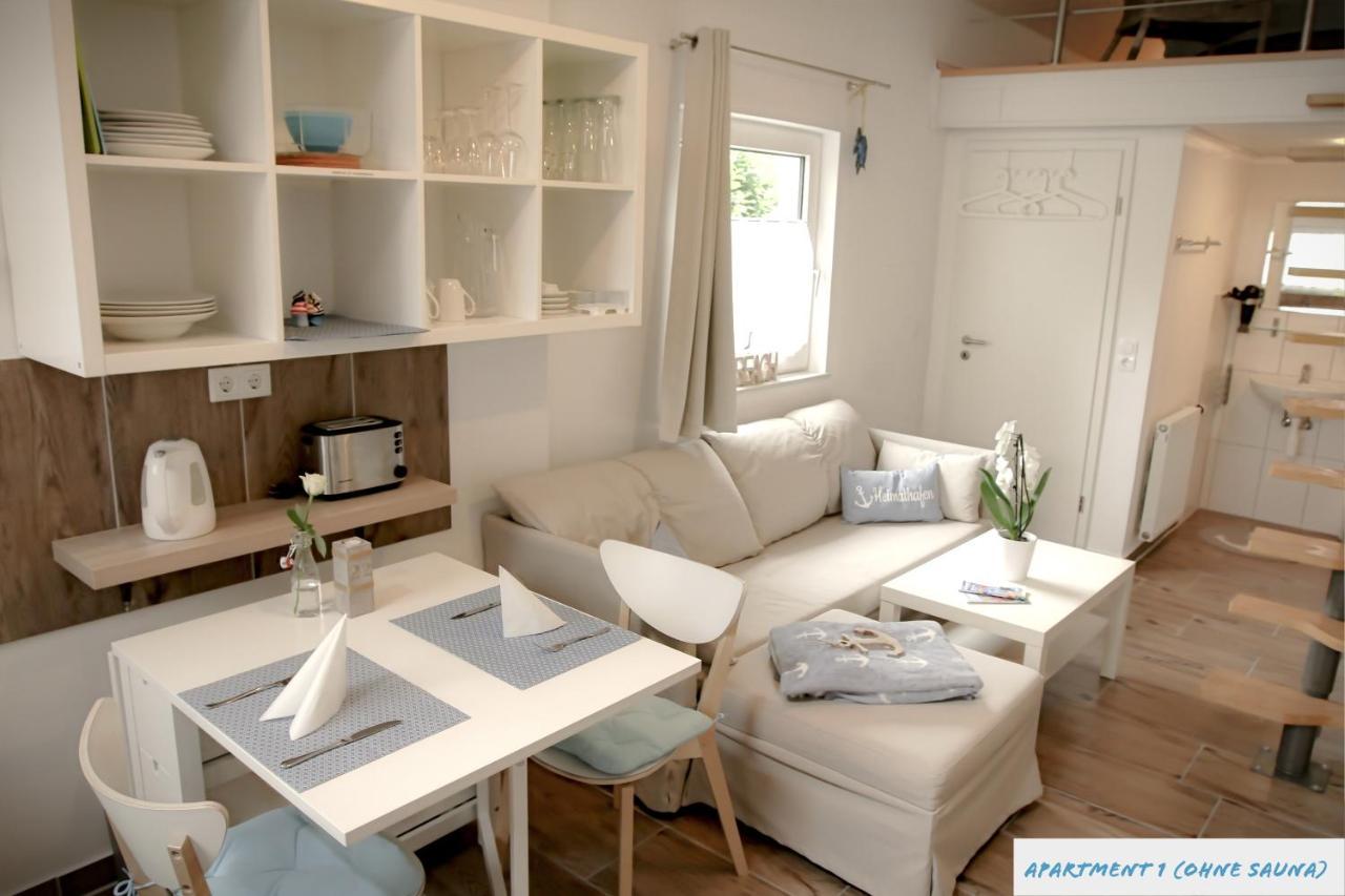 Tolles Studio Apartment in Tossens für junge Paare Exterior foto