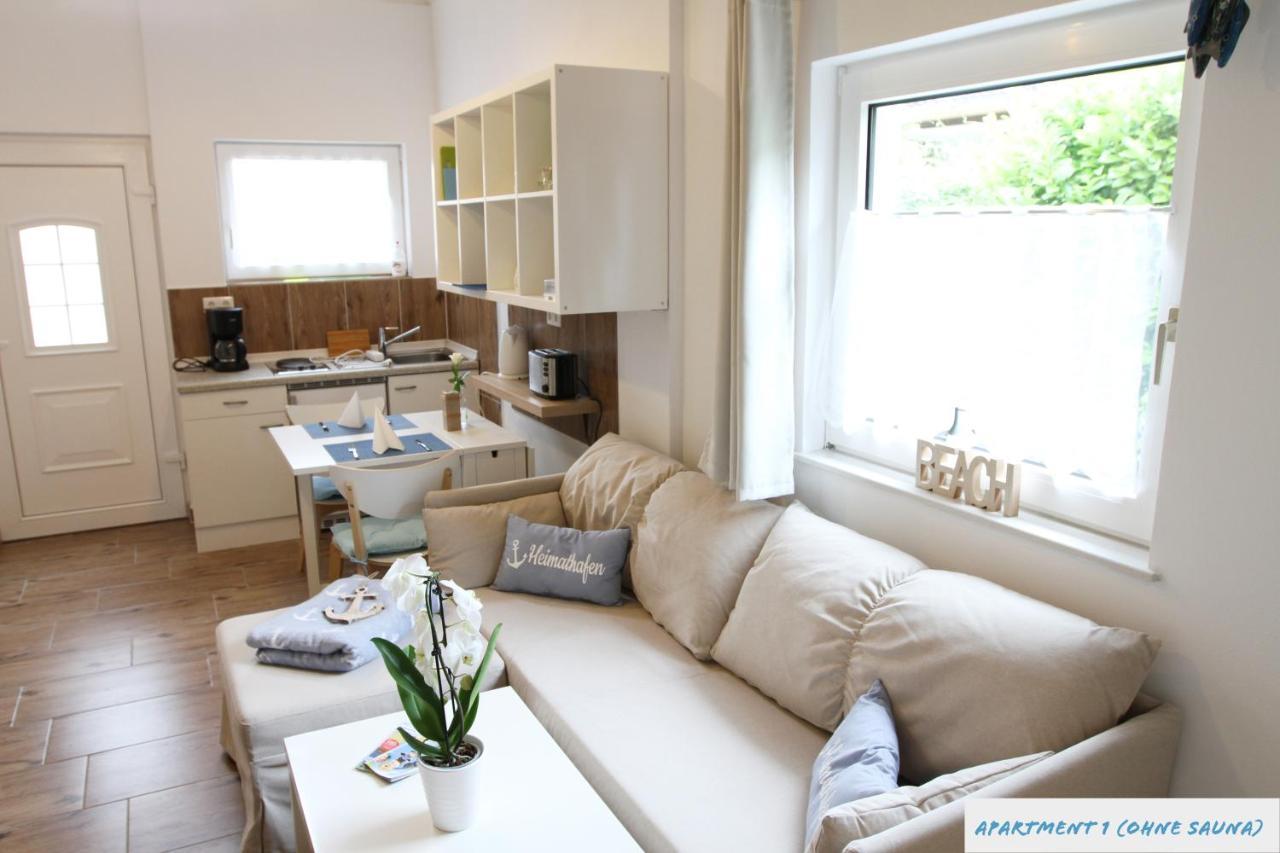 Tolles Studio Apartment in Tossens für junge Paare Exterior foto