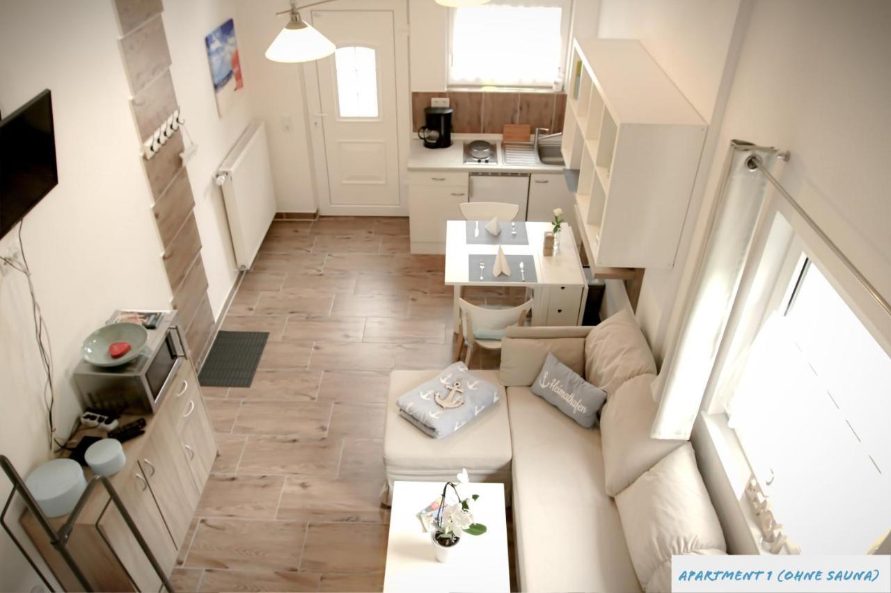 Tolles Studio Apartment in Tossens für junge Paare Exterior foto