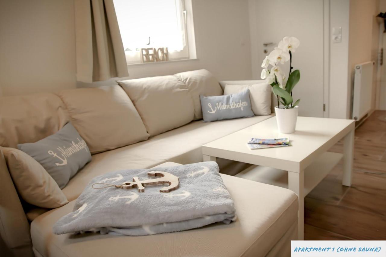 Tolles Studio Apartment in Tossens für junge Paare Exterior foto